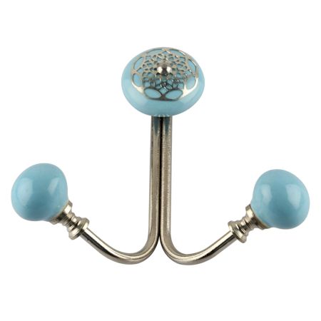 Turquoise Strewn Flat Wired Hooks Online